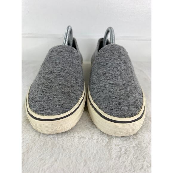 Keds Women’s Double Decker Gray Perforated Slip-On Sneakers Size 10 - Picture 2 of 8